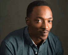 I know your secret ahh smile. Anthony Mackie smiling but knows something sus about you ahh smile.
